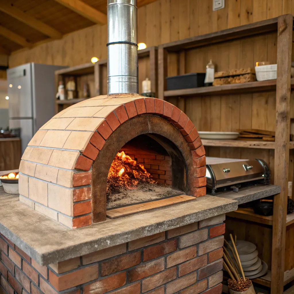 Detailed View of Wood Oven Course
