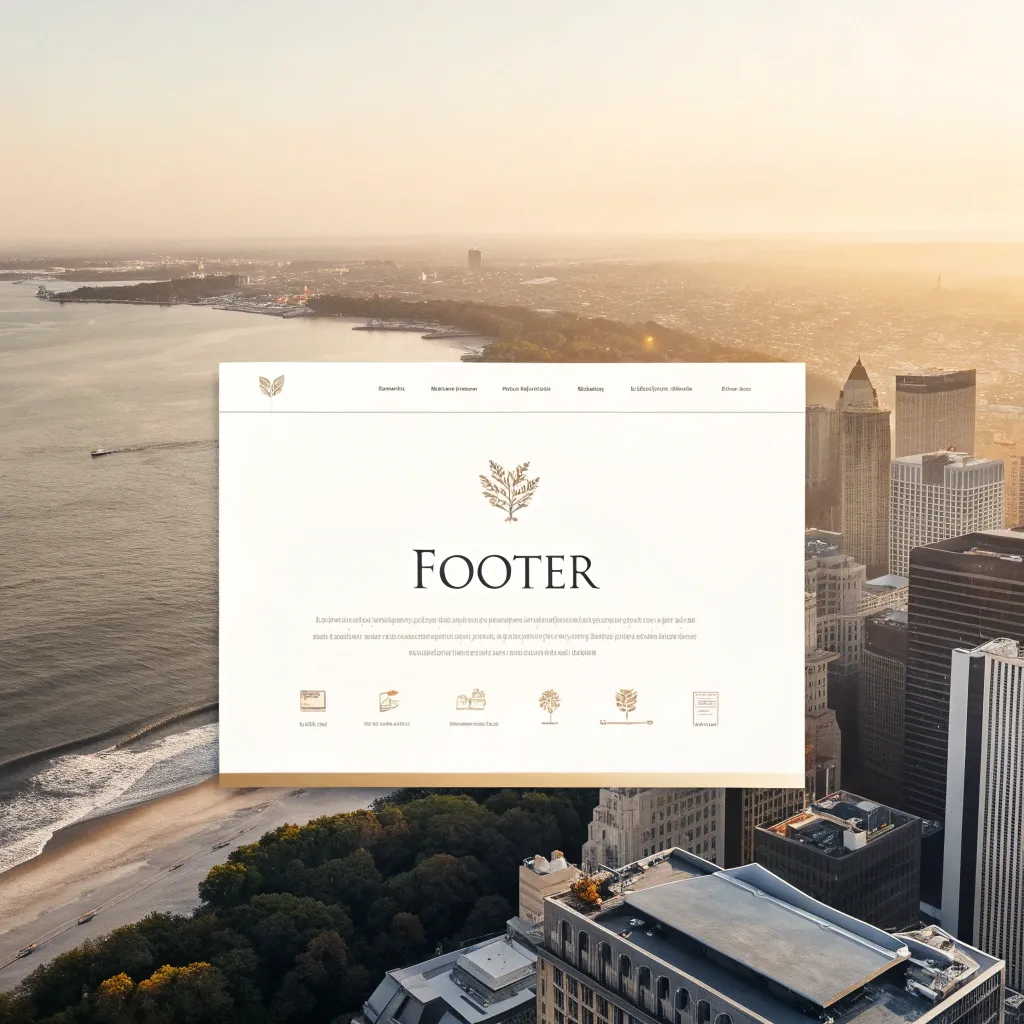 Elegant Footer Design